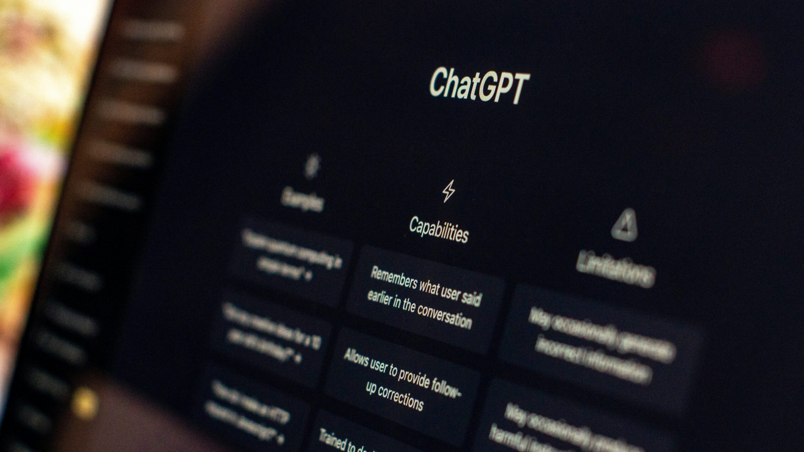 chatgpt home screen
