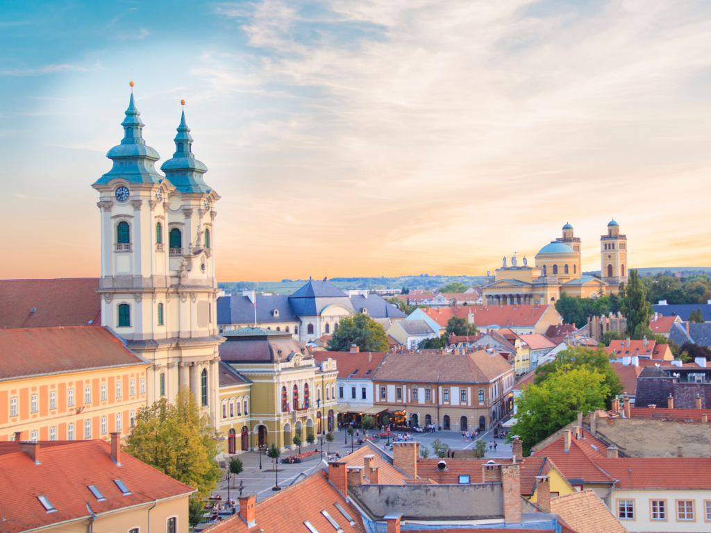 Eger cityscape