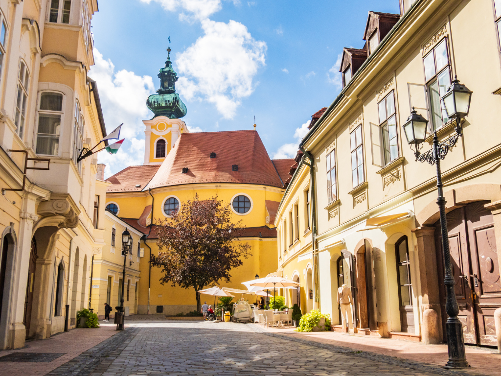 Győr city streets
