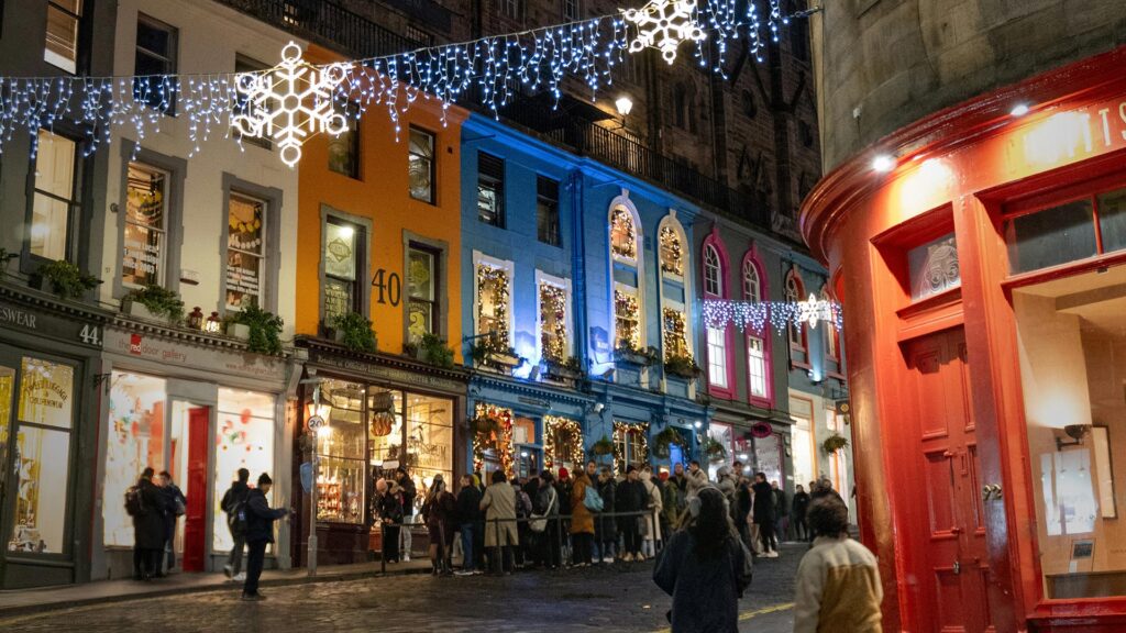 Edinburgh has one of the best Christmas markets in Europe