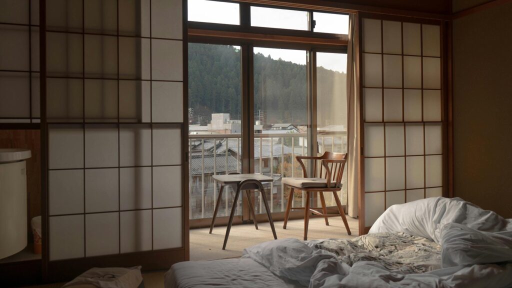 At a luxury ryokan you can leave a small tip for your helper