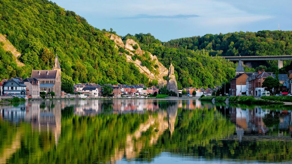 Villages set on the banks of the Danube River