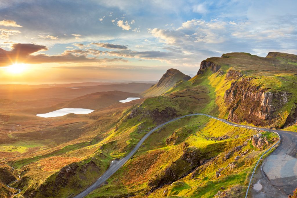 Scenic Driving Routes Isle-of-Skye-www.istockphoto.comgbphotosunrise-at-quiraing-isle-of-skye-scotland-gm143177040-19690491-sara_winter