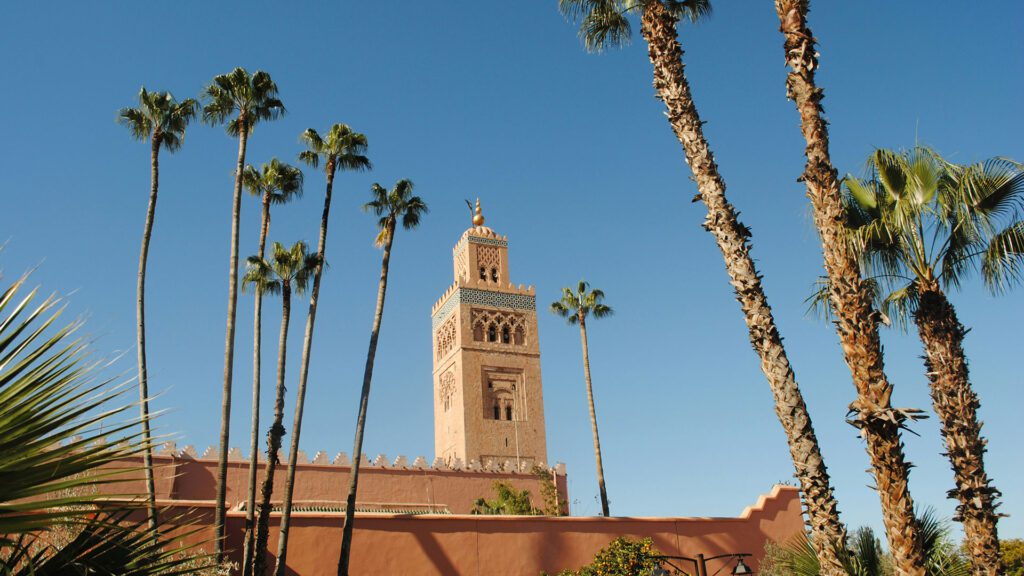 Marrakech is known at the pink city