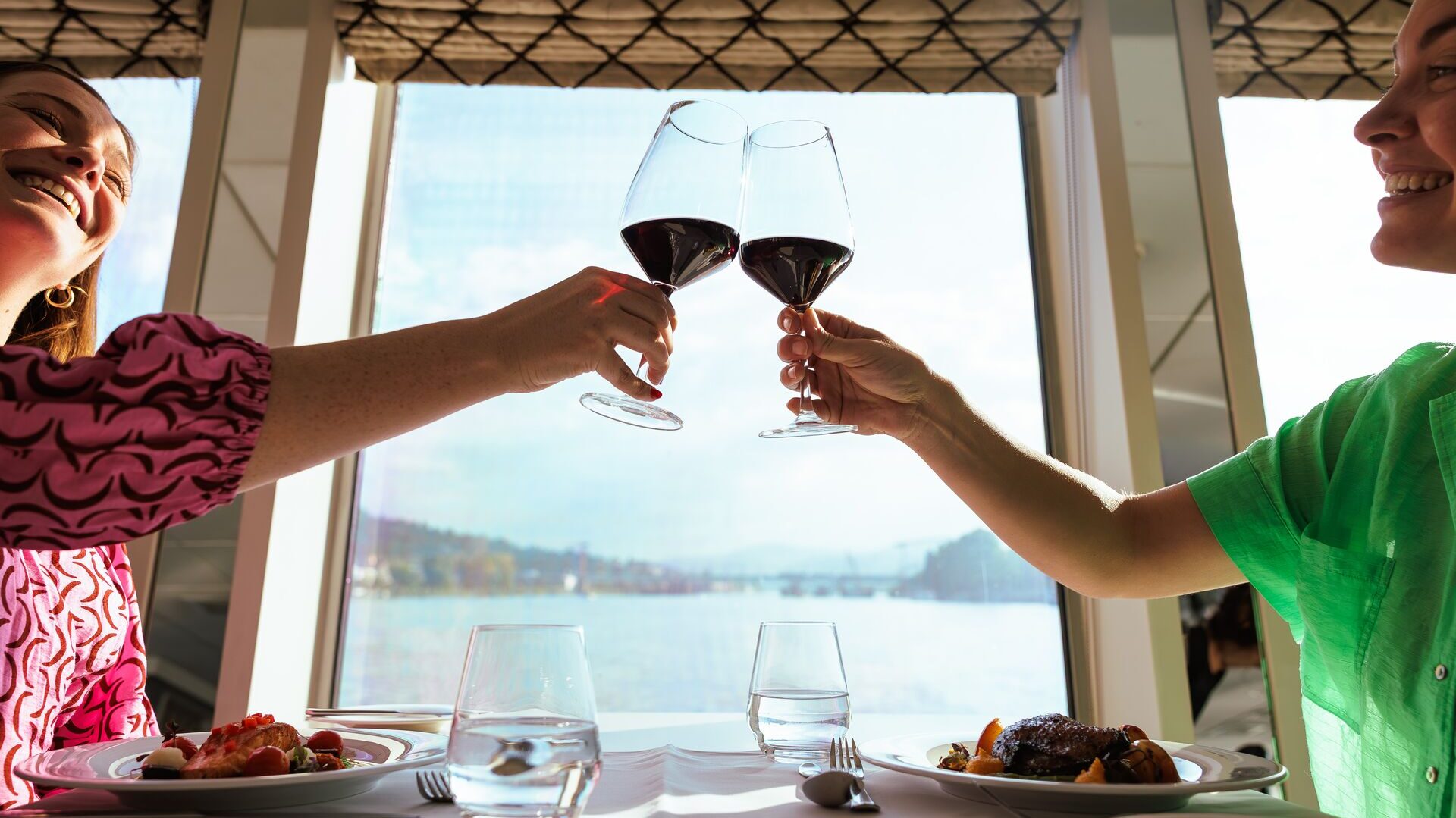 Dinner onboard Trafalgar Reverie