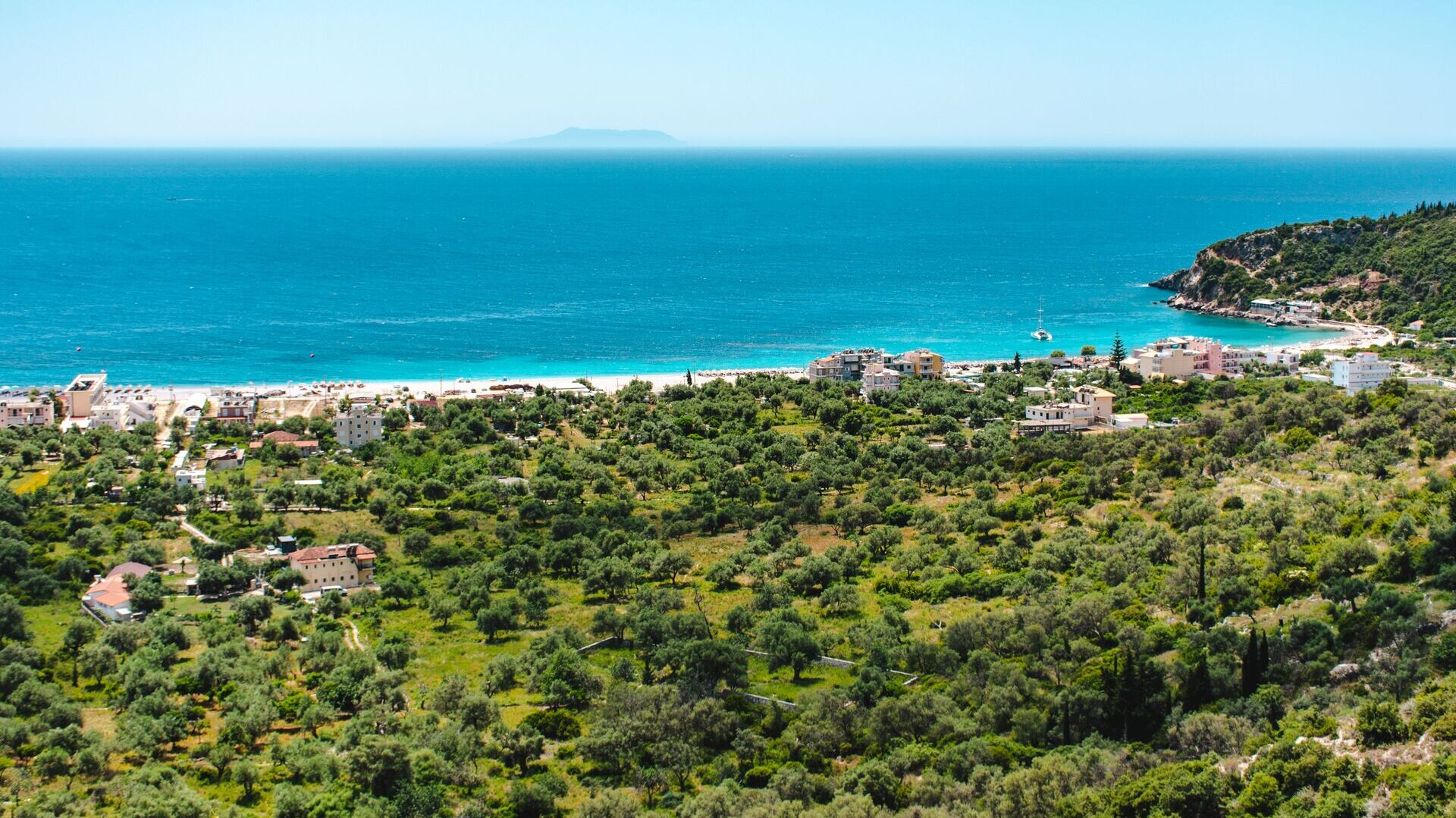  view from Himare Castle