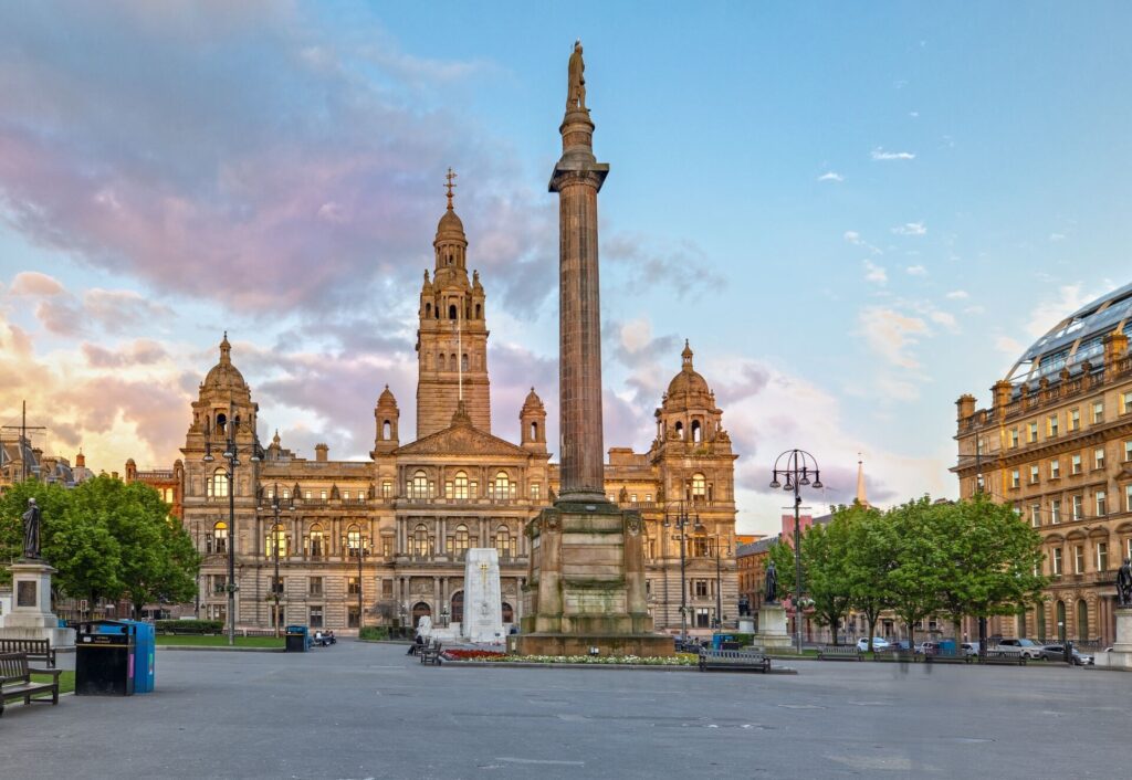 george square, glasgow
