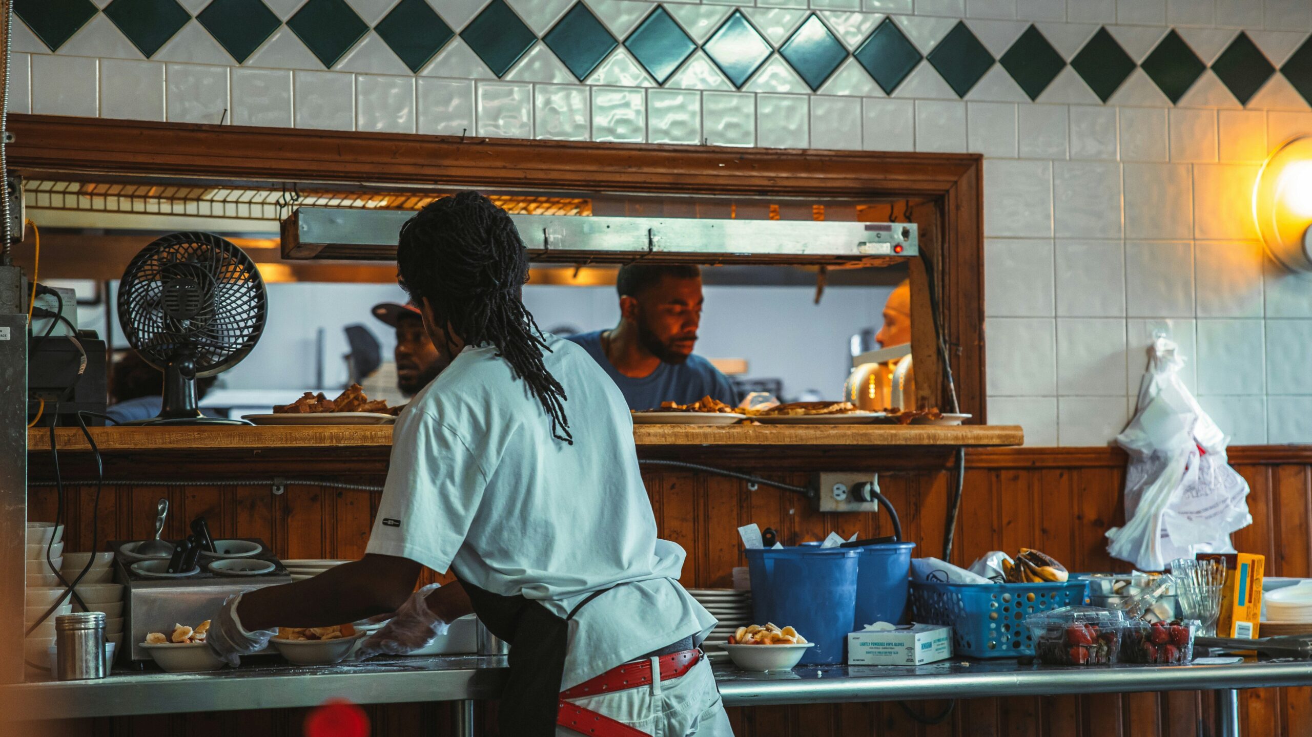 inside a kitchen in savannah georgia