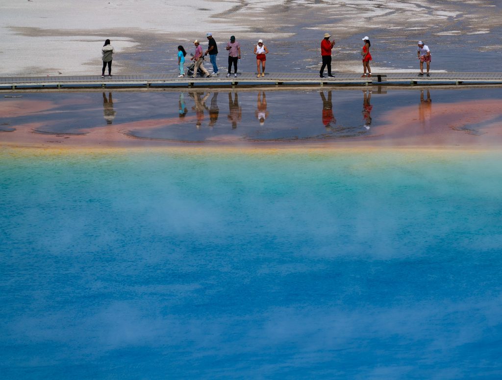 yellowstone national park closeup