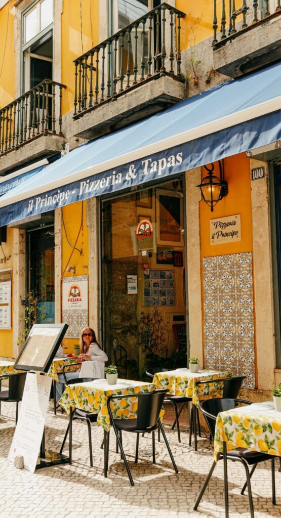A restaurant in Portugal