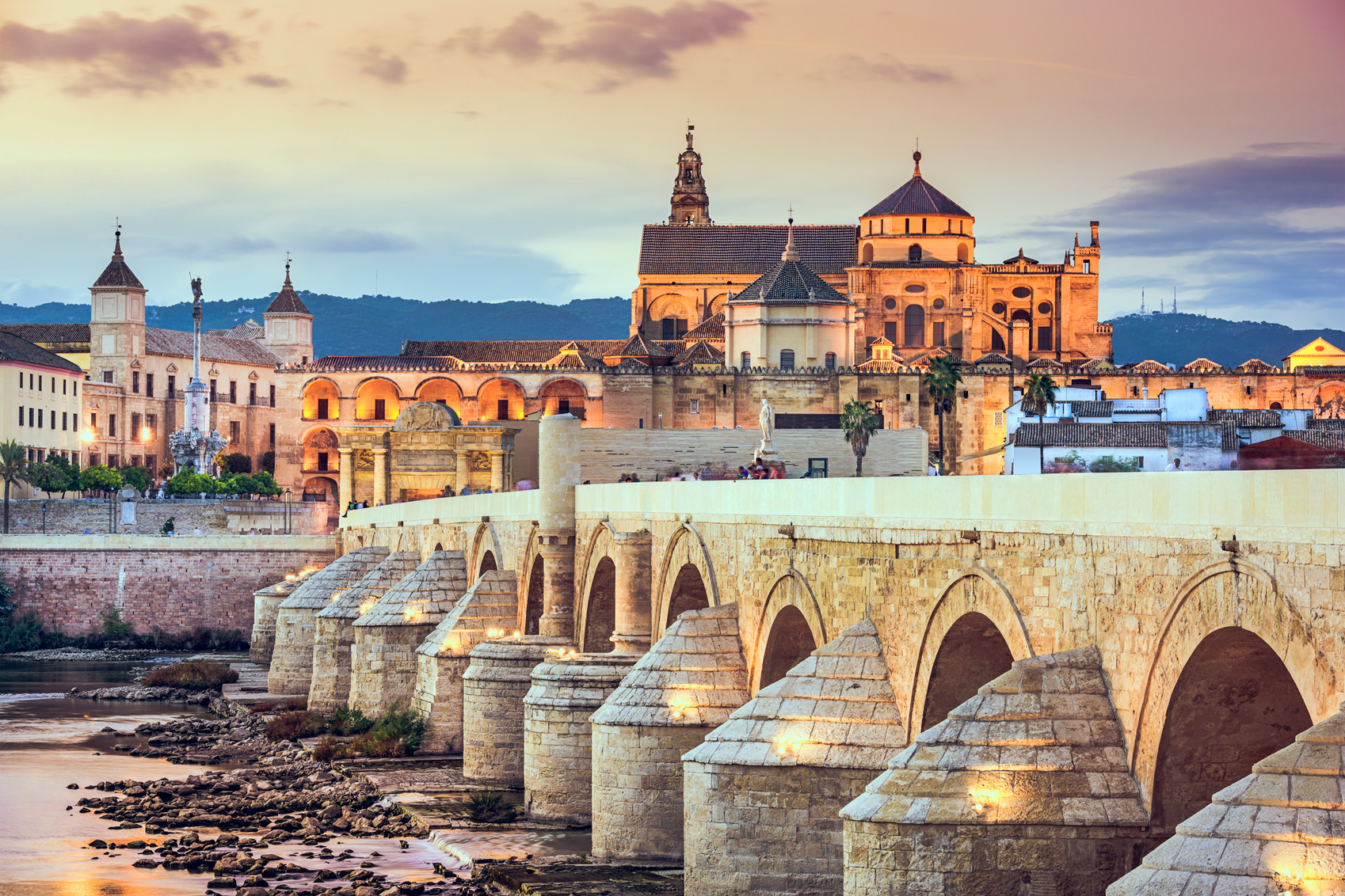 TripAdvisor Top 25 Landmarks Cordoba-www.istockphoto.comgbphotocordoba-spain-at-the-roman-bridge-and-mosque-cathedral-gm527490277-53175750-SeanPavonePhoto