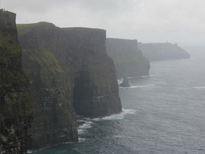 Pictures don't do them justice – the Cliffs of Moher were HUGE! Pictures don't do them justice – the Cliffs of Moher were HUGE!