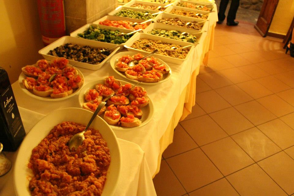 Appetizers at our Be My Guest in Tuscany Appetizers at our Be My Guest in Tuscany