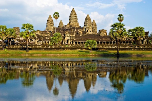Angkor Wat Temple before sunset, Siem Reap, Cambodia.
