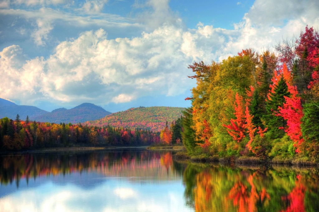 New England Fall Foliage - Real Word