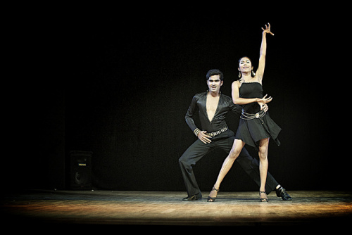 Salsa dancing