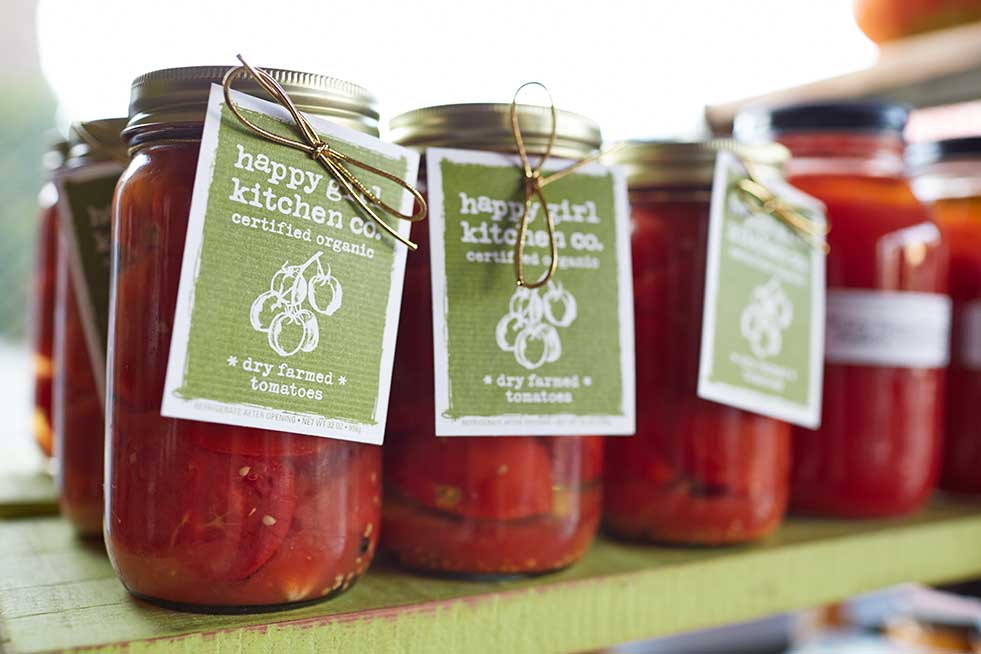 organic tomato jars happy girl kitchen