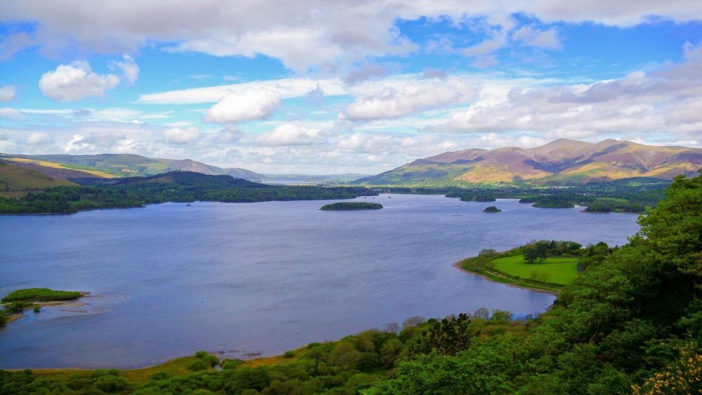 lake derwentwater lake district england