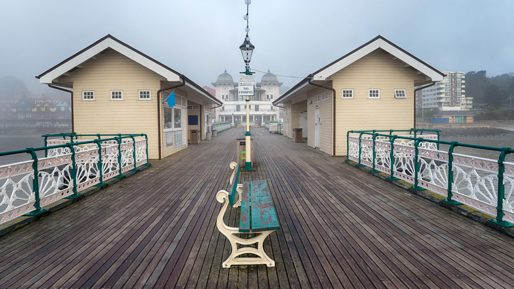 Penarth Pier in a foggy day - Welsh phrases and expressions