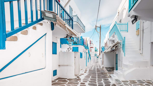 mykonos old town greece