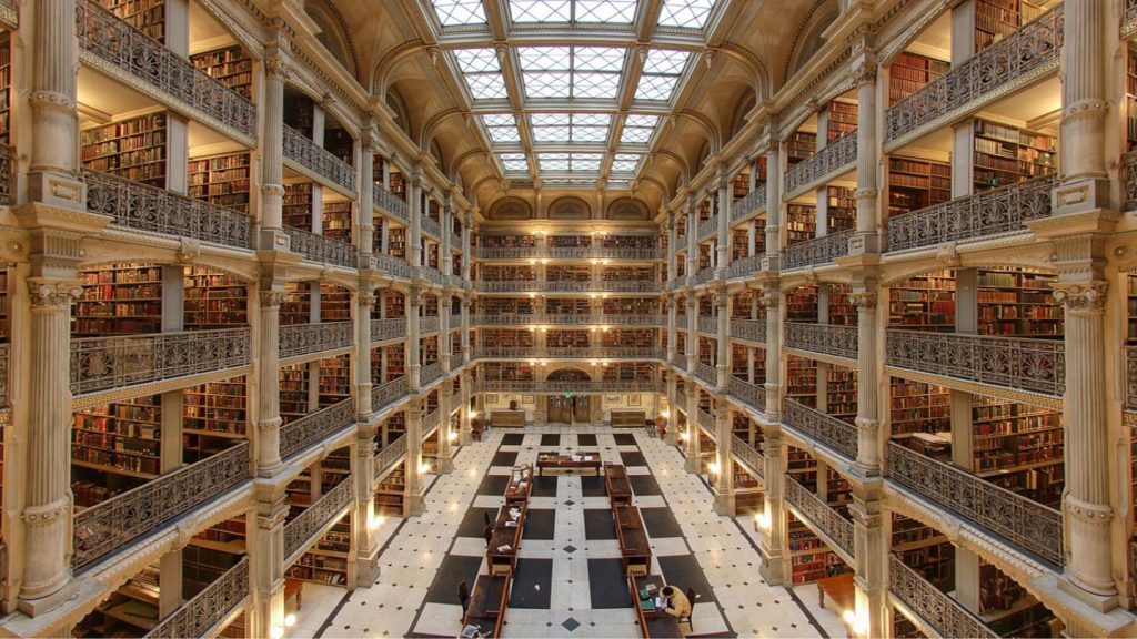 George Peabody Library, Baltimore, U.S.A