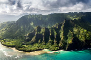 Hawaii aerial view