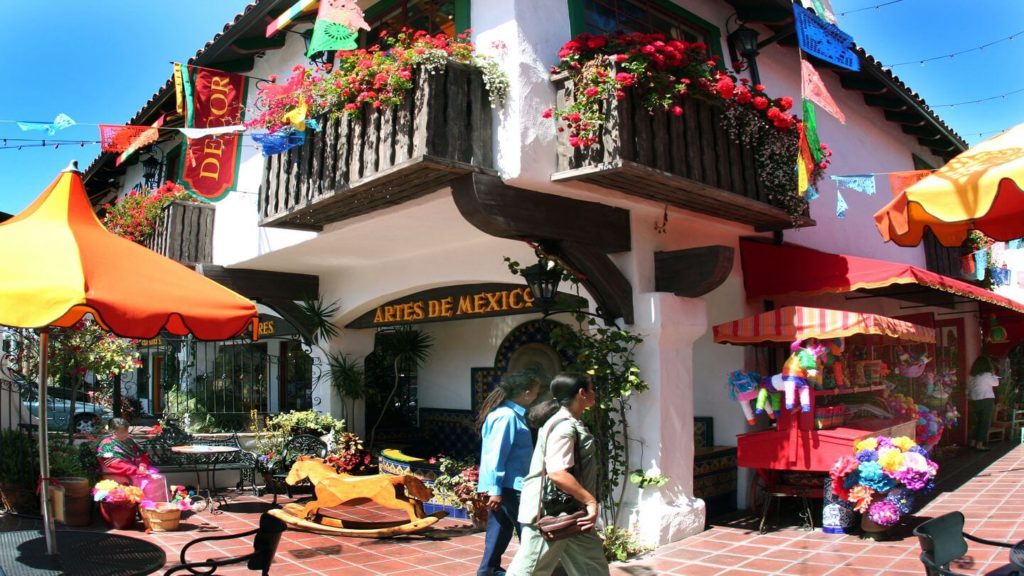 colourful streets Old Town San Diego