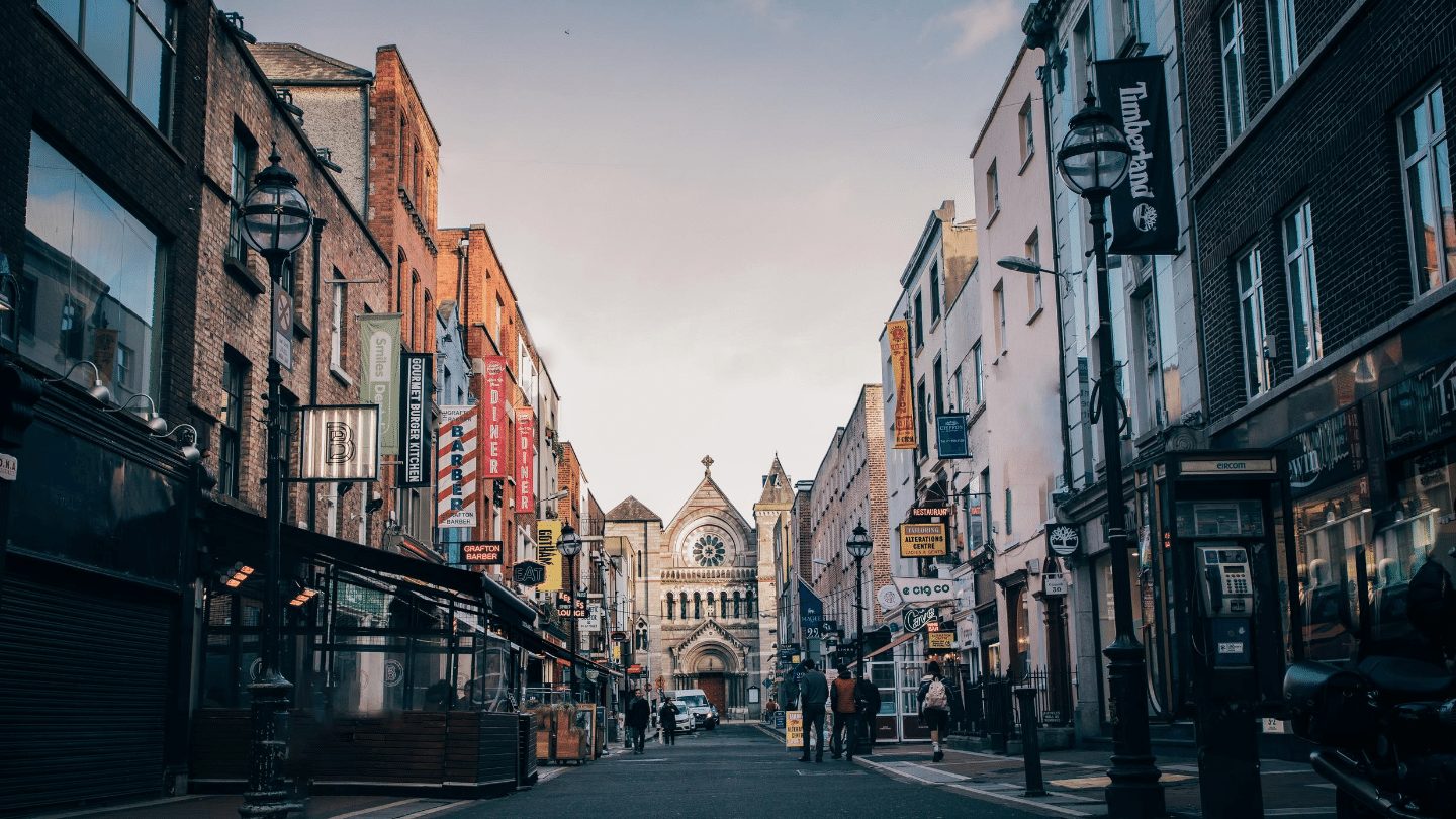 street view of Dublin - Ireland travel guide