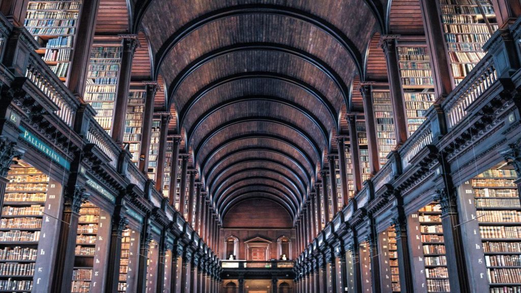 Trinity College library Dublin Ireland Christian tours