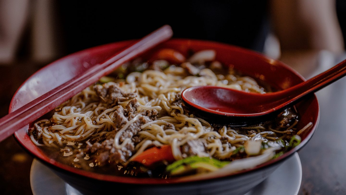 Bowl of Chinese noodles