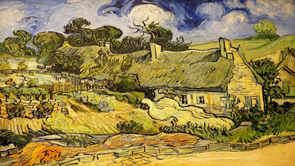 Van Gogh painting Van Gogh Museum Amsterdam Netherlands