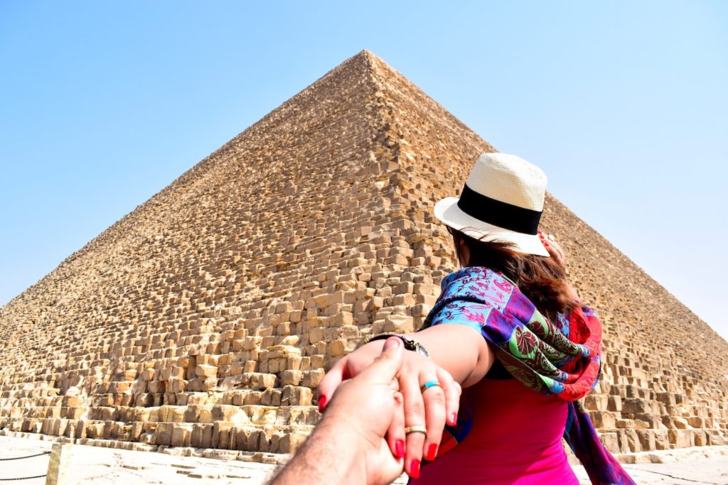 No trip to Egypt would be complete without seeing the Giza pyramids