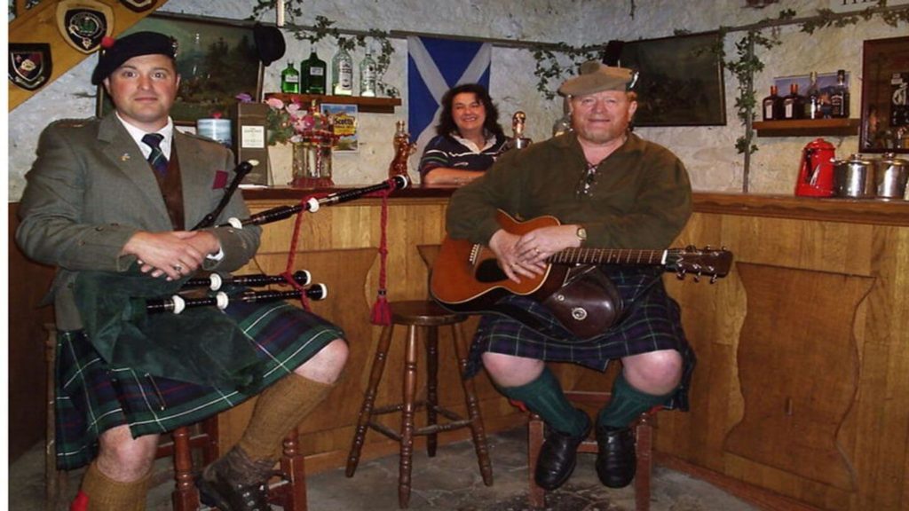 Wood family on Ledard Farm in Scotland