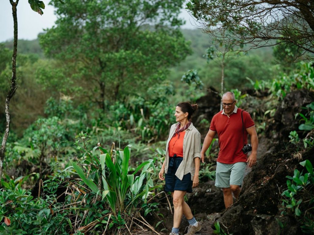 Trafalgar guests walking through Costa Rica jungle