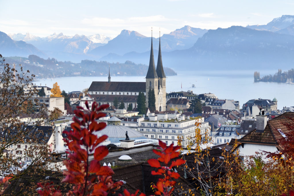 view over Lake Lucerne