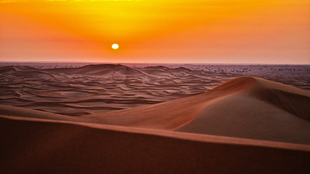 Sahara Desert at sunset Morocco experiences