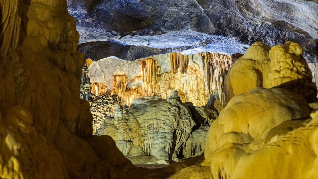 cave rock formations Phong Nha Vietnam