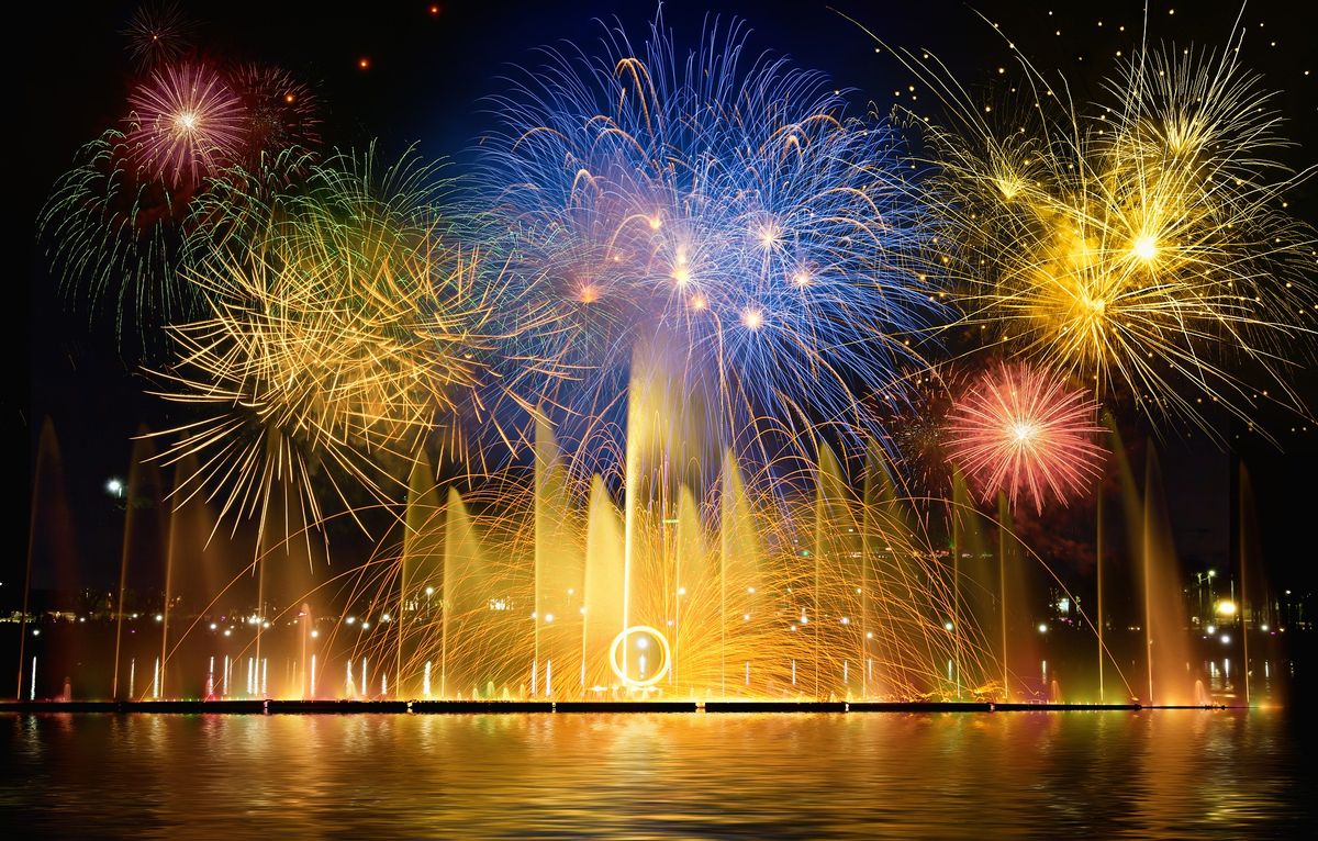 Image of fireworks display