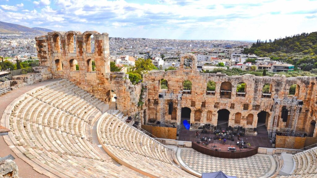 ancient Roman theatre of the Acropolis