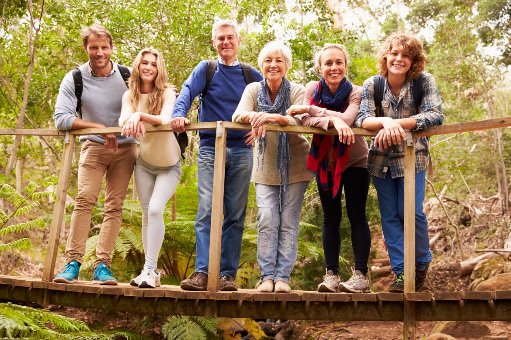 multi generational family trip