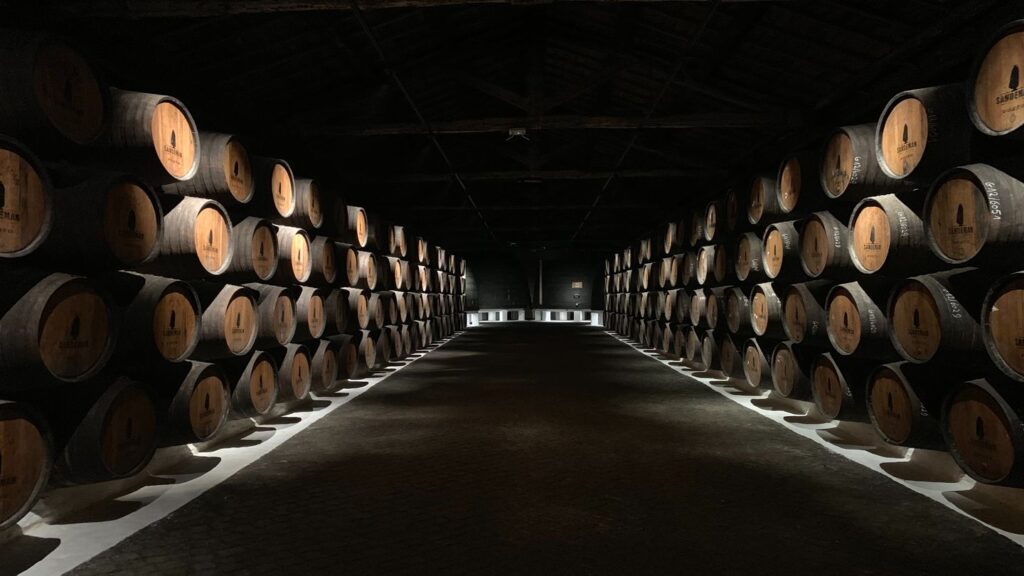 barrels of Scottish whisky