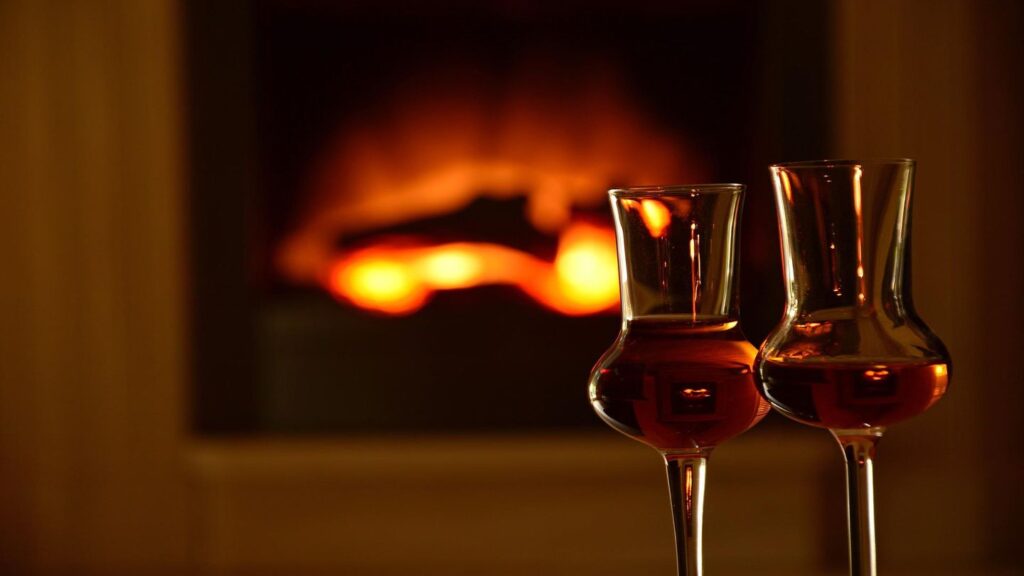 two glasses of whisky