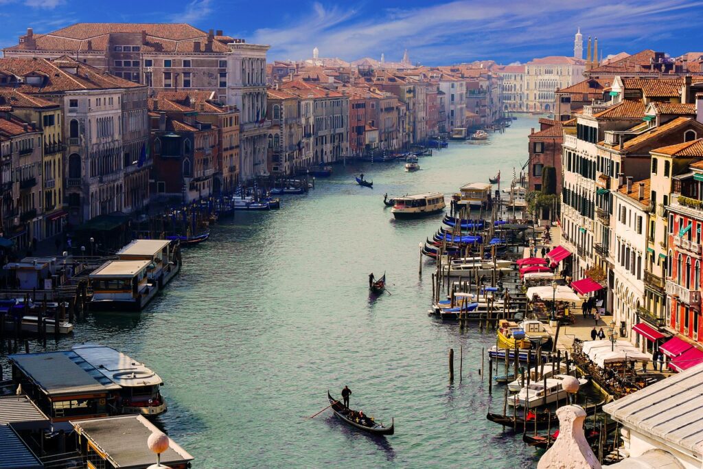 Venice canals outside of the summer season