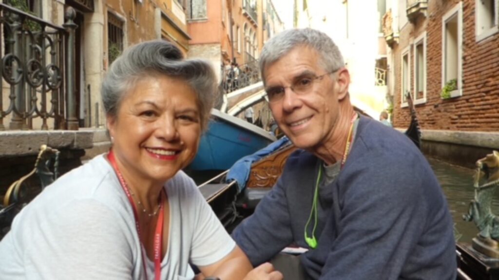 Dolores and Jay in Italy
