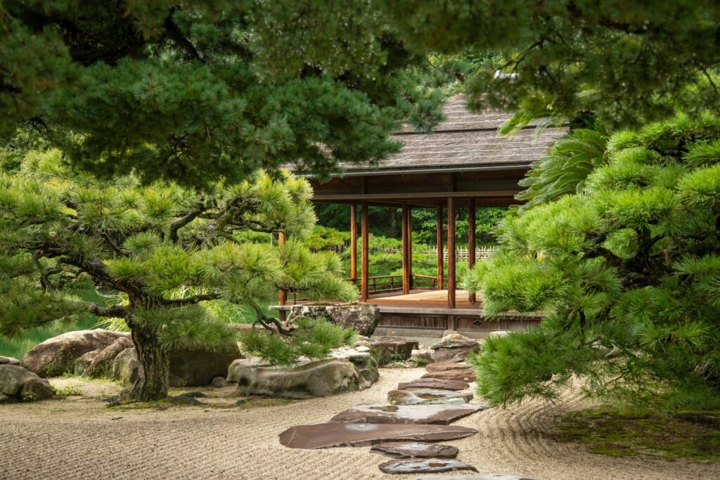 garden in Shikoku Japan