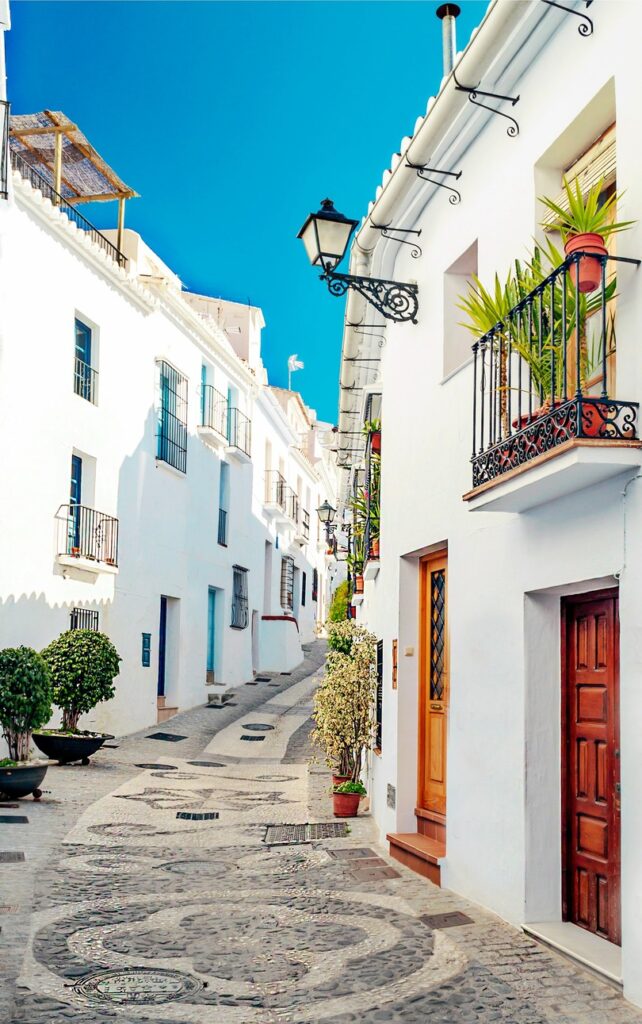 whitewashed buildings Costa del Sol Spain