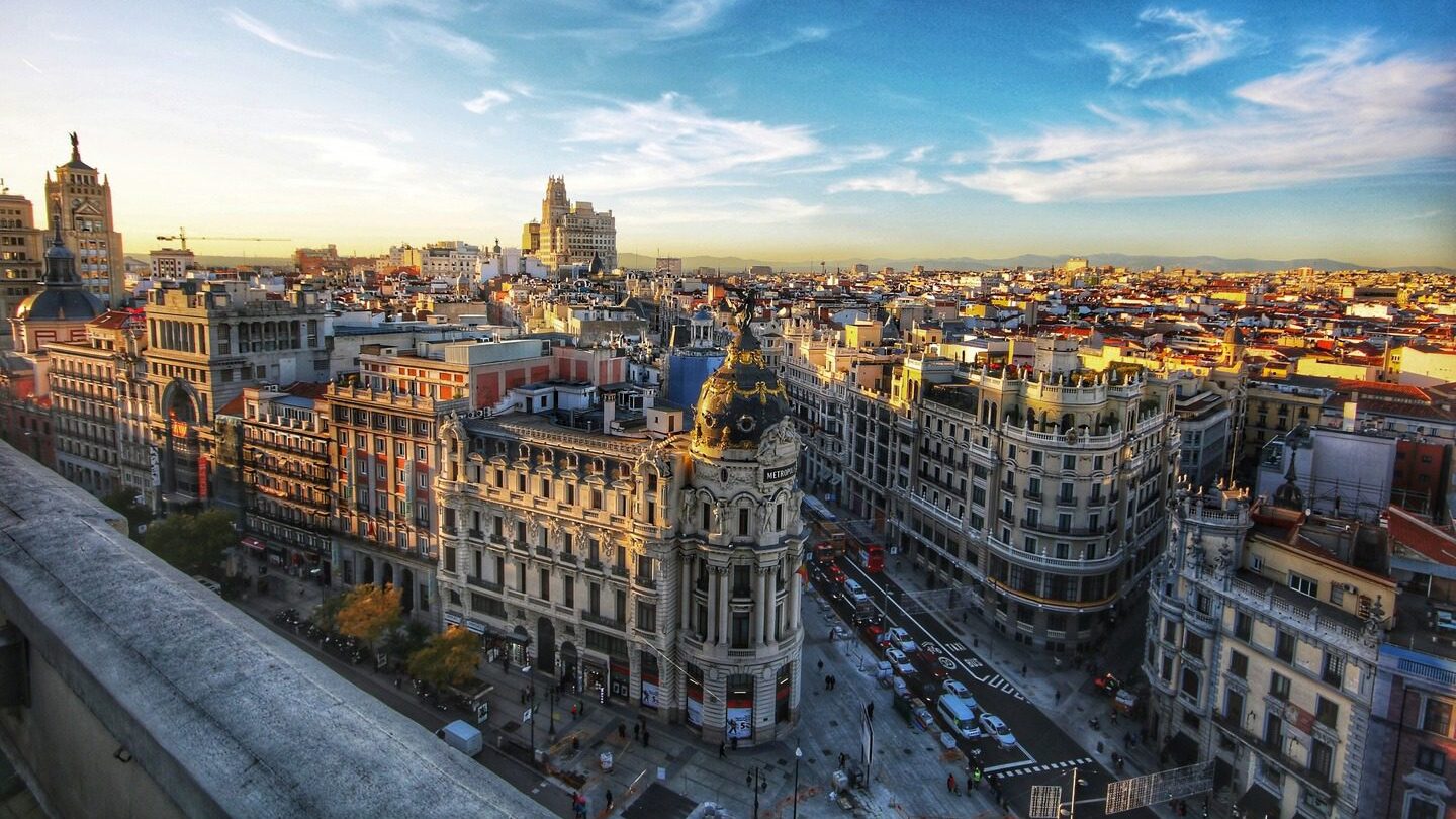 Madrid streets Spain