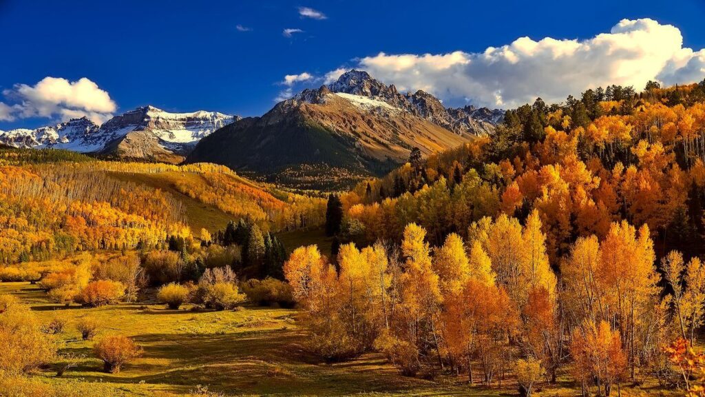 Explore the vibrant autumn scenery of Colorado with these HD wallpapers showcasing the breathtaking beauty of the season. Perfect for fall getaways or planning your best fall vacations.