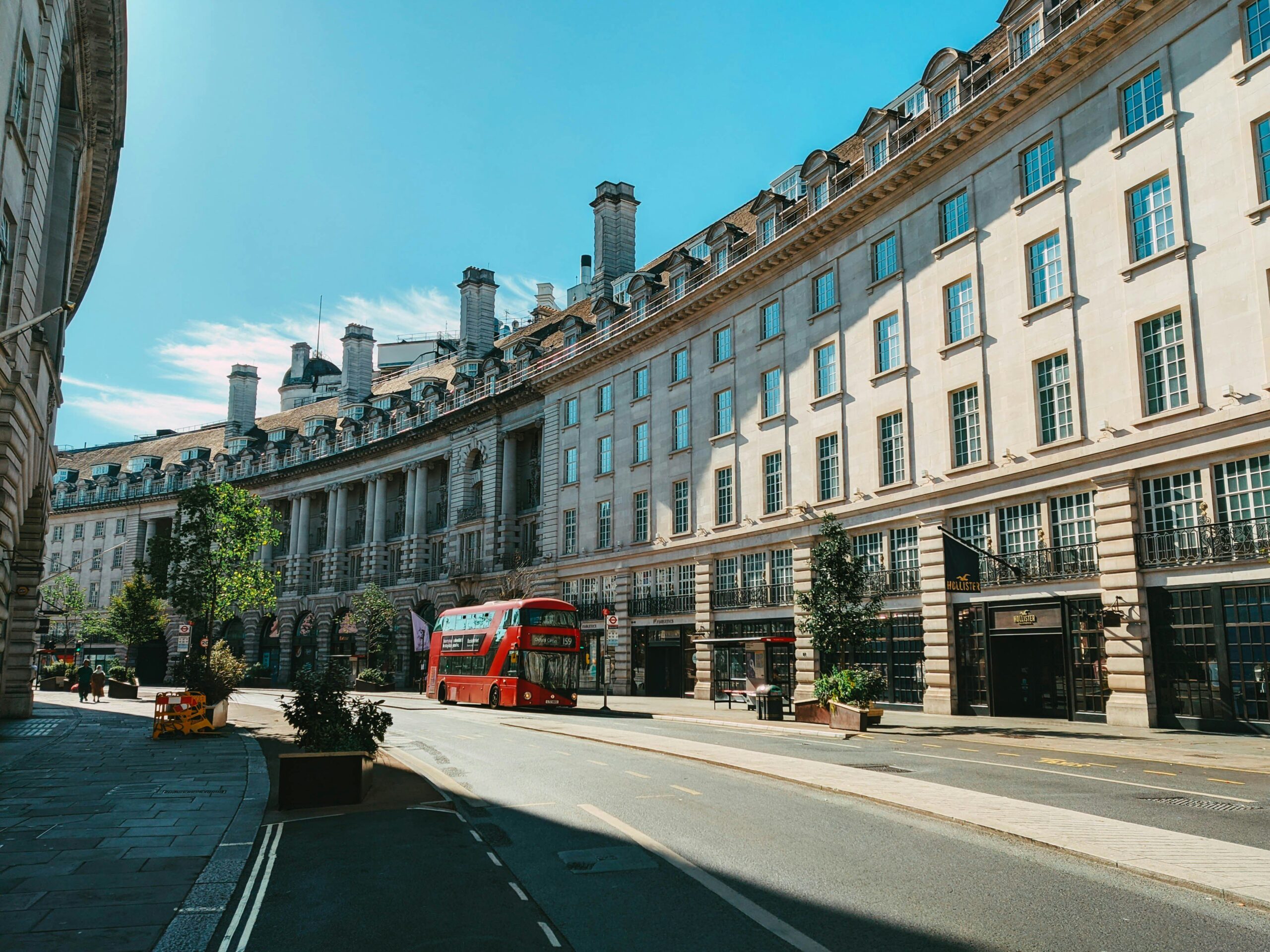Regent street in the sun