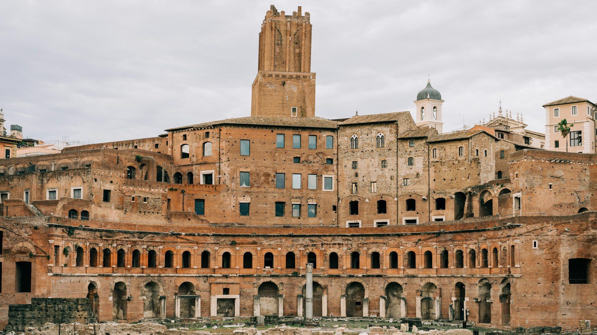Exterior of Trajan's Market, Rome 